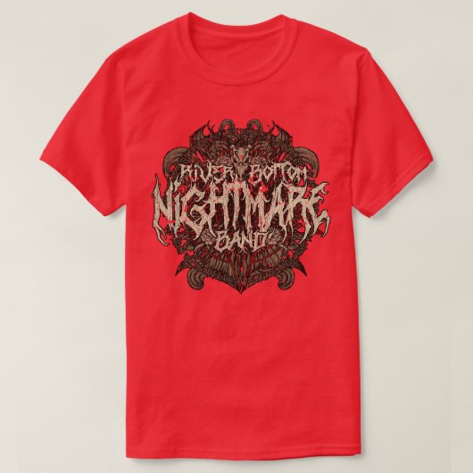 T-shirt Groupe de Nightmare (Design devant)