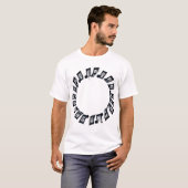 T-shirt groupe de notes musicales (Devant entier)