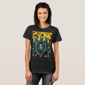 T-shirt Groupe de Punk Zombie (Devant entier)