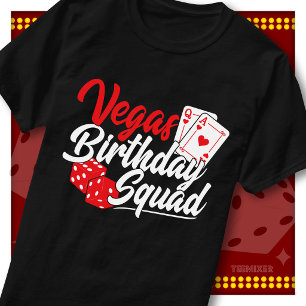 T-shirt Groupe de rencontre pour fête de casino Vegas Birt