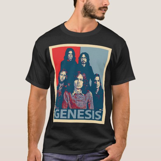 T-shirt Groupe de rock Genesis (Devant)