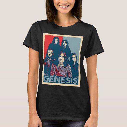 T-shirt Groupe de rock Genesis (Devant)