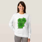 T-shirt groupe de shamrocks (Devant entier)