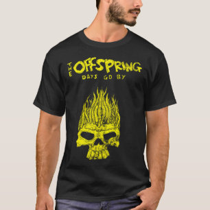 T-shirt Groupe de silhouette jaune Pop Punk
