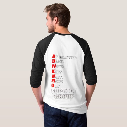 T-shirt Groupe de soutien A.D.W.K.W.M.O. (Dos entier)