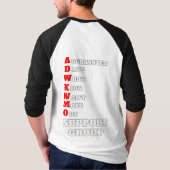 T-shirt Groupe de soutien A.D.W.K.W.M.O. (Dos)