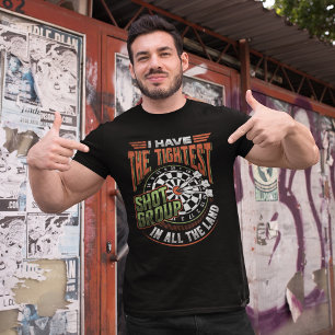 T-shirt Groupe de tir le plus puissant - Joueur de fléchet