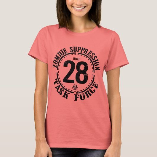 T-shirt Groupe de travail zombie (Devant)