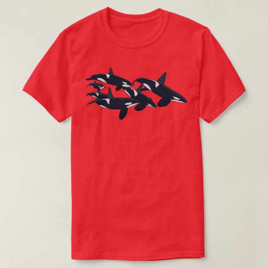 T-shirt Groupe de tueurs de baleines (Design devant)