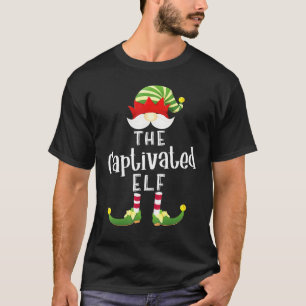 T-shirt Groupe d'elfes captivé Fête du pyjama de Noël