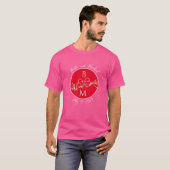 T-shirt Groupe d'engagement Mariage Monogramme (Devant entier)