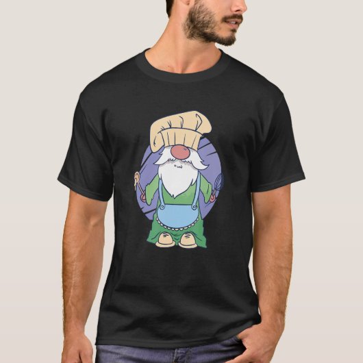 T-shirt Groupe D'Équipe De Chef Gnome Costume Correspondan (Devant)