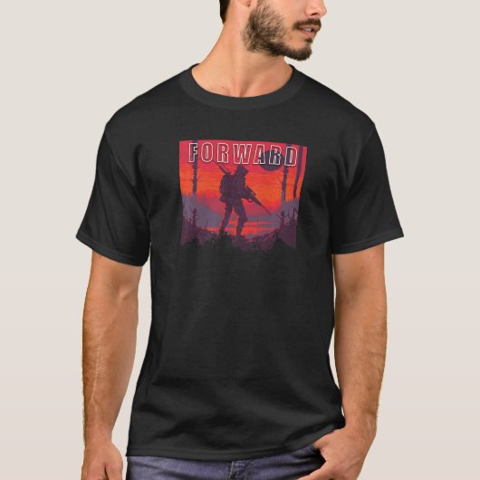 T-shirt Groupe d'observations futures. FOG Retro Scout Pre (Devant)