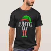 T-shirt Groupe Elf Tante Correspondant Famille Cadeau Noël (Devant)