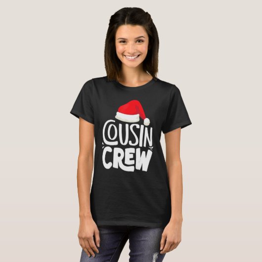 T-shirt Groupe familial d'équipage Cousin Correspondant Py (Devant entier)