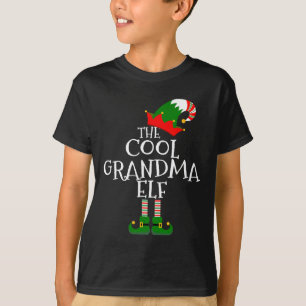 T-shirt Groupe Famille Cadeau Cool Grand-mère Elf Correspo
