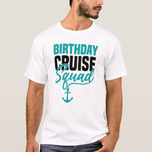 T-shirt Groupe Famille Correspondante Équipe de Croisière
