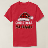 T-shirt Groupe Famille de l'Escadron de Noël Correspondant (Design devant)