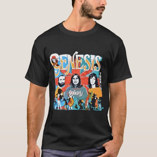 T-shirt Groupe Genesis (Devant)