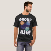T-shirt Groupe Hug ! - Astronomie spatiale à trou noir (Devant entier)
