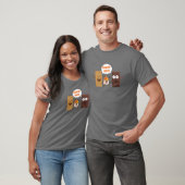 T-shirt Groupe Hug Funny Smores Chocolat Marshmallow Campi (Unisexe)