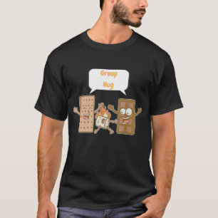 T-shirt Groupe Hug Funny Smore's Marshmallow Camping