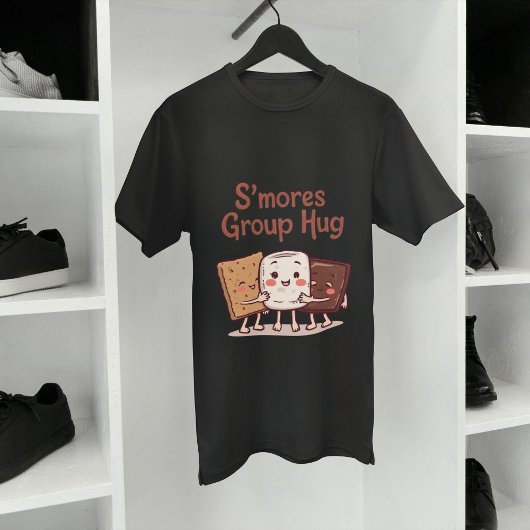 T-shirt Groupe Hug Funny Smore's Marshmallow Camping