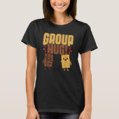 T-shirt Groupe Hug S'more Chocolat Chocolat Marshmallow Ca (Devant)