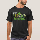 T-shirt Groupe Irlandais Matching One Lucky Big Sister St (Devant)