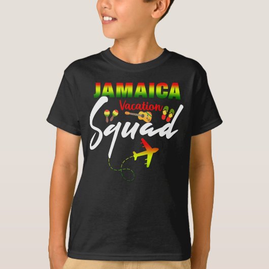 T-shirt Groupe jamaïcain d'équipes de vacances - Reggae de (Devant)