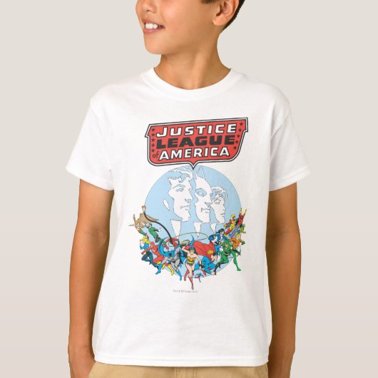 T-shirt Groupe Justice League of America (Devant)