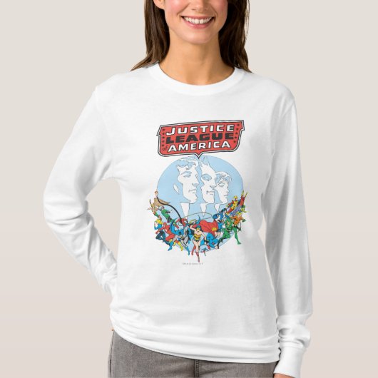 T-shirt Groupe Justice League of America (Devant)