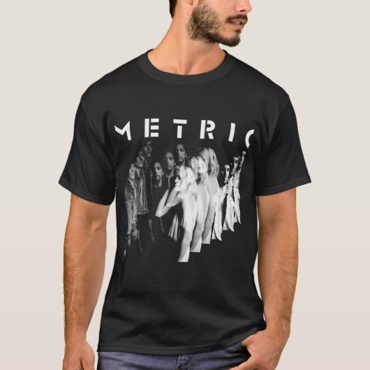 T-shirt groupe métrique     (4) (Devant)