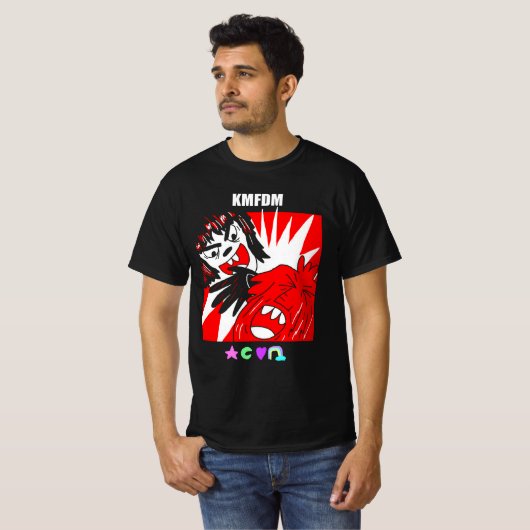 T-shirt Groupe musical Kmfdm (Devant entier)