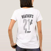 T-shirt Groupe Ou Équipage De Correspondance Gray D'Annive (Dos)