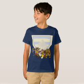 T-shirt Groupe perdu de désert d'équipe (Devant entier)