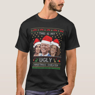 T-shirt Groupe politique démocratique moche de Noël