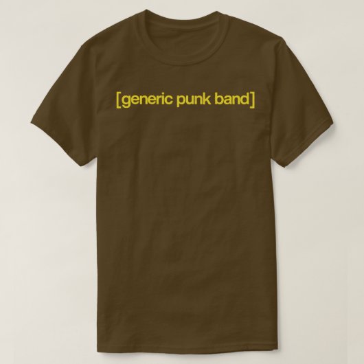 T-shirt Groupe Punk générique (Design devant)