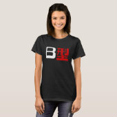 T-shirt Groupe sanguin B Kanji japonais (Devant entier)