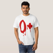 T-shirt Groupe sanguin O+ Hôpital positif de #Horror (Devant entier)