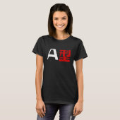T-shirt Groupe sanguin Un Kanji Japonais (Devant entier)