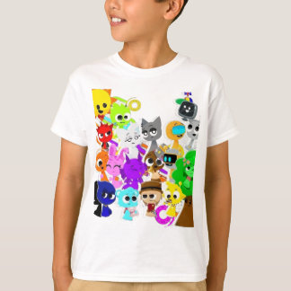 T-shirt Groupe Sprunki ! | Simon Oren Funbot Pinki Wenda