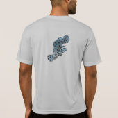 T-shirt Grouper - Conception abstraite - Découpe d'une pho (Dos)