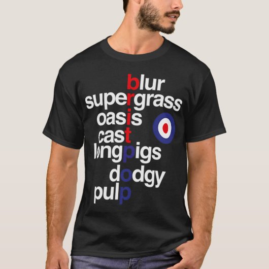 T-shirt Groupes Britpop (Devant)