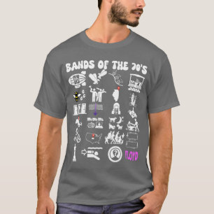 T-shirt Groupes de pop rock emblématiques ringards drôles