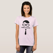 T-shirt Groupie nerd drôle (Devant entier)