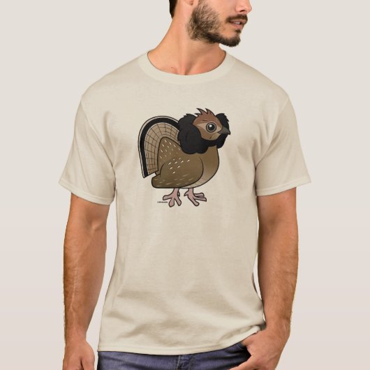T-shirt Grouse de Ruffed (Devant)