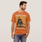 T-shirt Grouse de Ruffed (Pennsylvanie) (Devant entier)