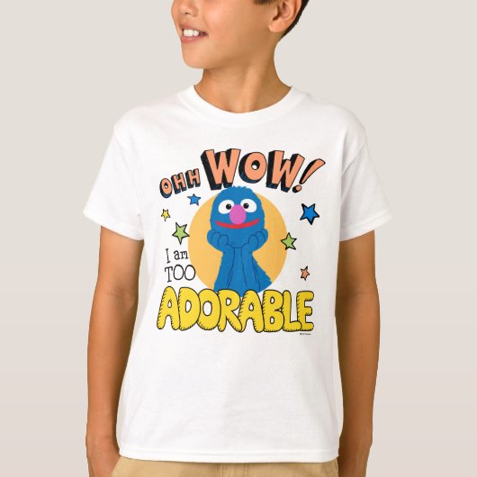 T-shirt Grover | Je Suis Trop Adorable (Devant)