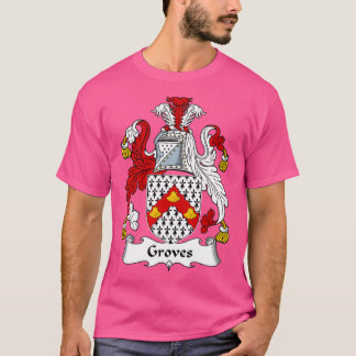 T-shirt Groves Coat of Arms Family Crest 